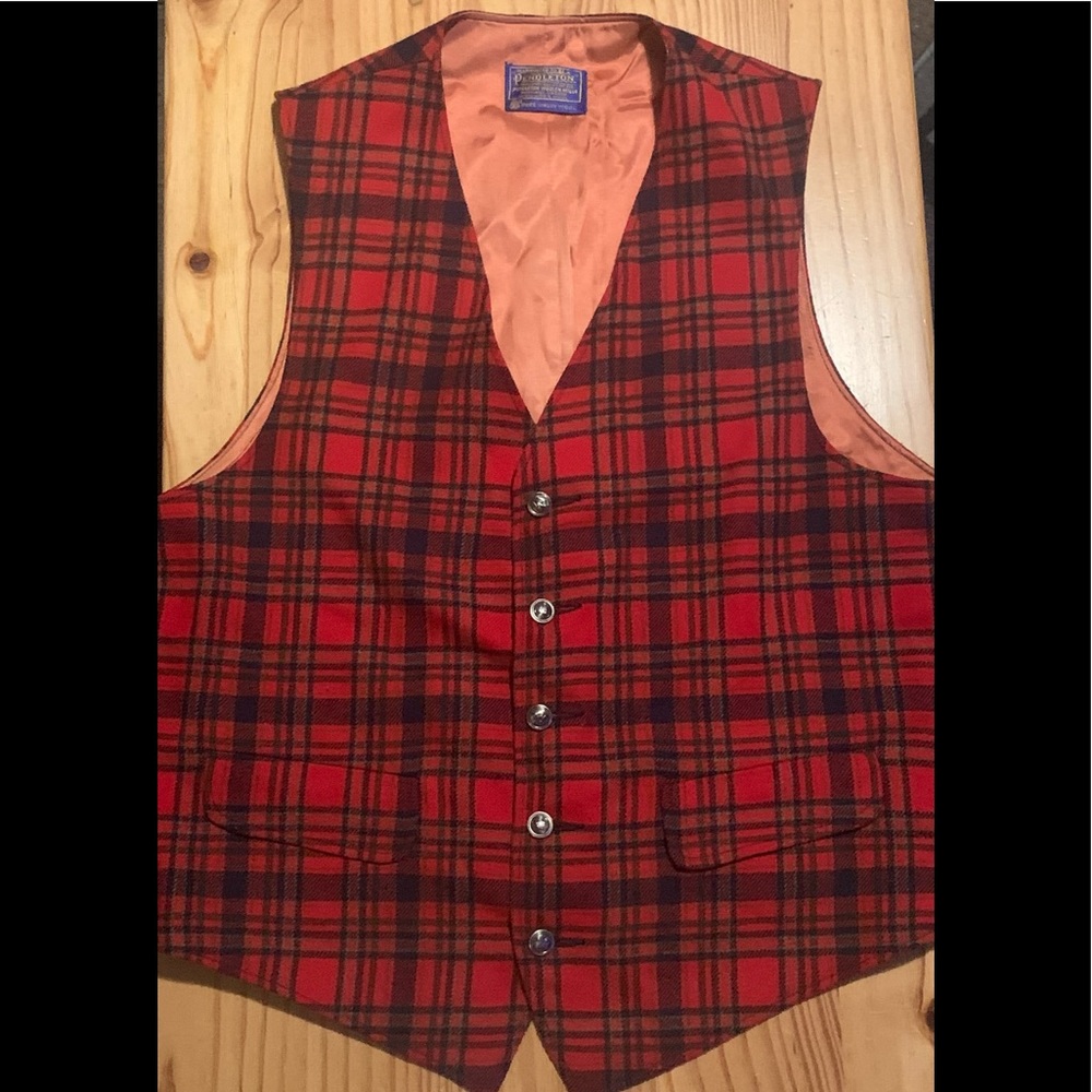 Pendleton vintage vest